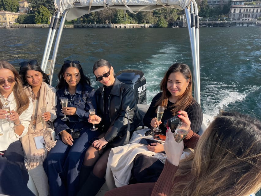 Lake Como: Shared Boat Tour with Prosecco Aperitif - The first villa views: Villa d’Este and Cernobbio