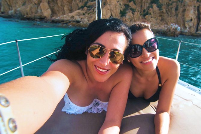Lands End Luxury Sail and Snorkel Cruise in Cabo San Lucas - Snorkeling in the sheltered bay
