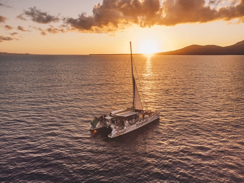 Lanzarote: Dolphin-Watching Sunset Cruise with Transfers - Setting sail from Puerto del Carmen at sunset