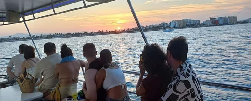Larnaca: Sunset Cruise with Unlimited Wine & Beers - Leaving Larnaca Marina along the coast