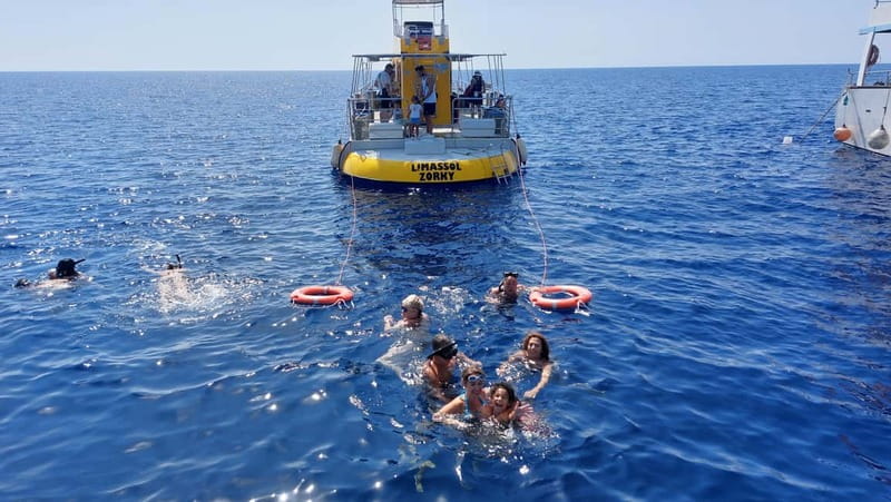 Larnaca: Yellow Submarine Mini Cruise with a Swim Stop - Leaving Larnaca Marina