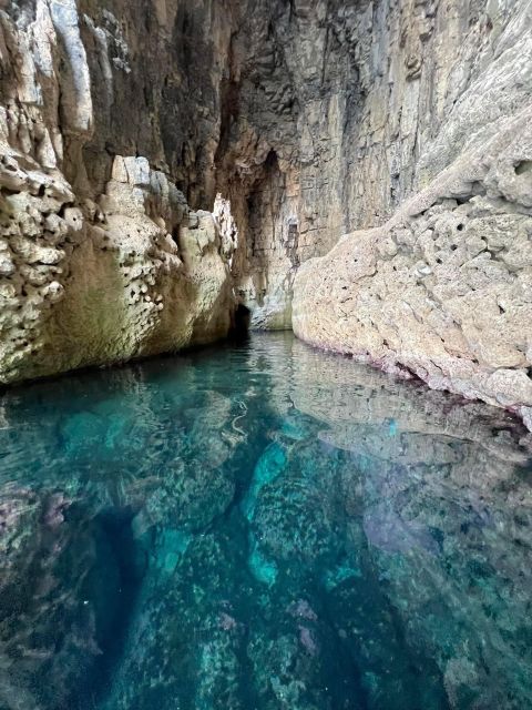 Lindos,Pefkos: All inclusive Swim & Snorkel Boat Cruise - Navarone Bay and its bright blue water