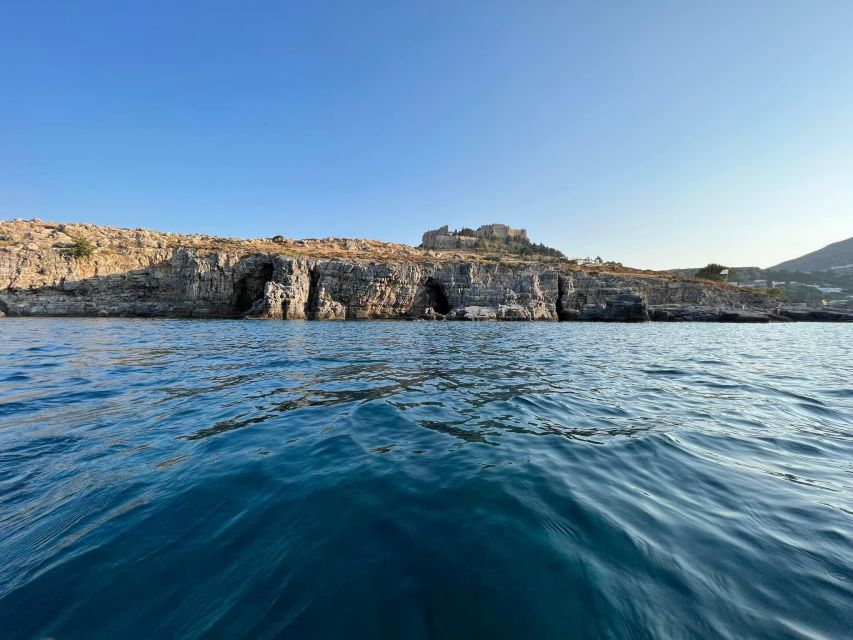 Lindos,Pefkos: All inclusive Swim & Snorkel Boat Cruise - Fruit, watermelon cocktails, and a relaxed middle break