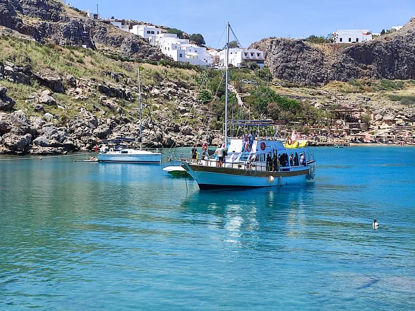 Lindos: Rhodes South-East Coast Cruise with Swim Stops - At a glance