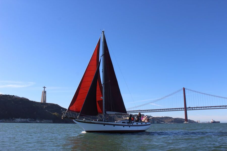 Lisbon: Daylight or Sunset on a Vintage Sailboat - Wine, petiscos, and the open river