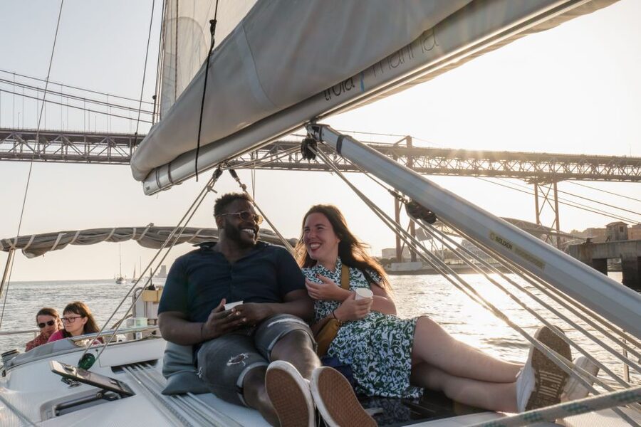 Lisbon: Daytime/Sunset/Night City Sailboat Tour with Drink - Five things to know before you book