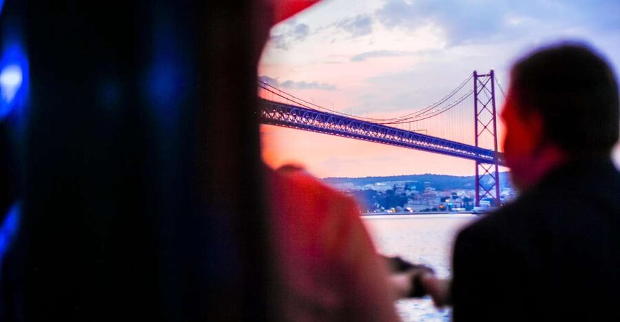 Lisbon: Disco Night Cruise with DJ and Open Bar - Commerce Square and the opening stretch