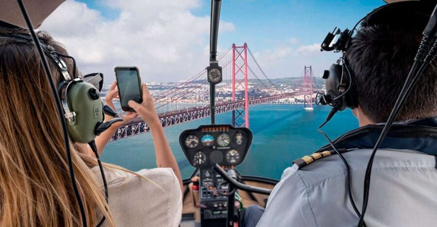 Lisbon: Helicopter Ride, Boat Trip, & Old Town Walking Tour - Starting in Rossio and climbing Lisbon’s hills
