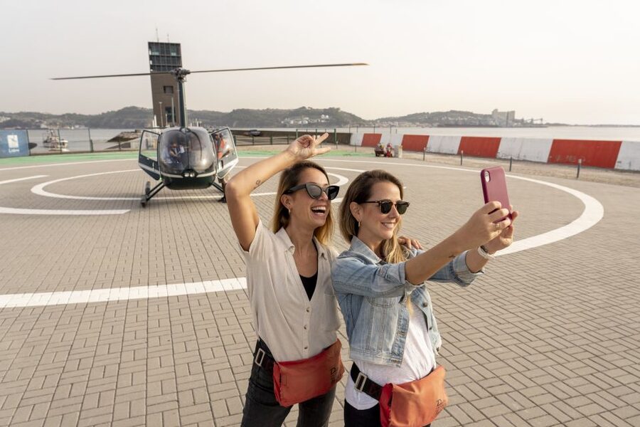 Lisbon: Helicopter Ride, Boat Trip, & Old Town Walking Tour - Cruising from Praça do Comércio to Belém
