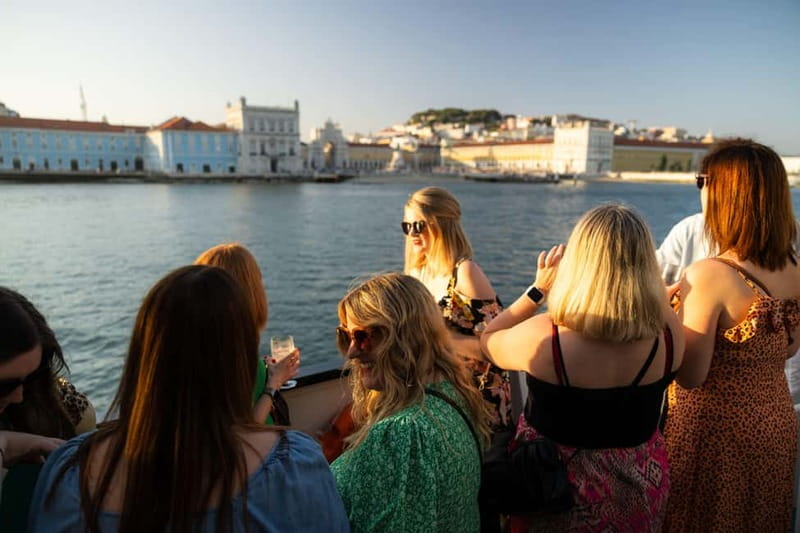 Lisbon: Sunset Boat Tour with Music and Drinks - The 25 de Abril Bridge and the route toward Belém