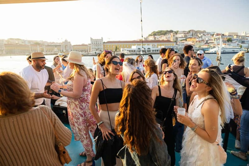 Lisbon: Sunset Boat Tour with Music and Drinks - The boat itself and its unusual past