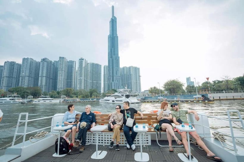 Lively Saigon River Sightseeing Cruise + Guided Walking Tour - Forty-five minutes on the Saigon River
