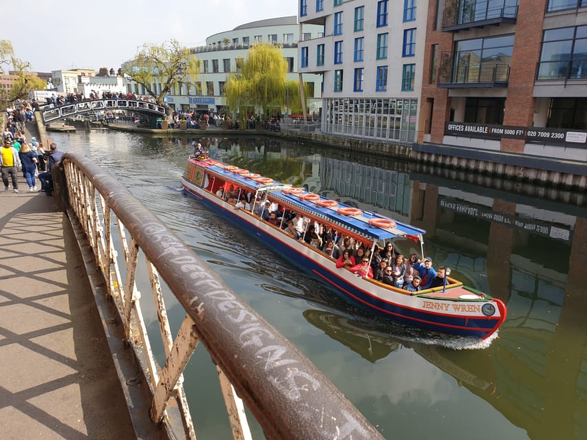 London: Canal Boat Ride on Camden Lock - Boarding the Jenny Wren at Camden Lock