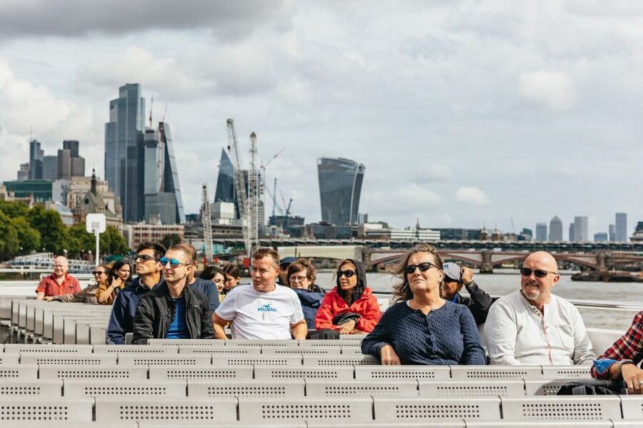 London: London Eye, River Cruise, & Hop-on Hop-off Bus Tour - The Thames cruise from Westminster to Tower Pier