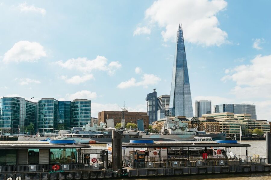 London: River Thames Hop-On Hop-Off Sightseeing Cruise - Open deck, indoor seating, and onboard refreshments