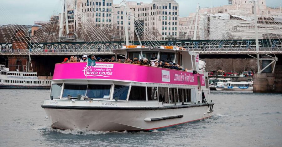 London: Thames River Cruise with Optional London Eye Ticket - St Pauls Cathedral and the City skyline