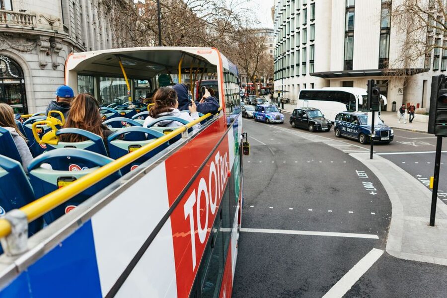 London: Tootbus Must-See Hop-On Hop-Off Bus Tour with Cruise - What you see from the top deck