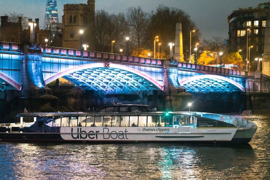 London: Uber Boat Single Trip and London Cable Car - A Thames journey with the cable car as your payoff