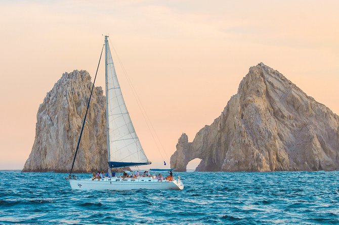 Los Cabos Luxury Sunset Sail with Light Appetizers and Open Bar - El Arco at the right hour