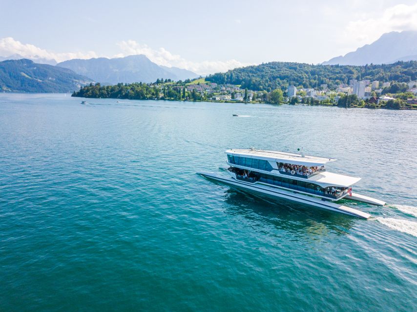 Lucerne: Round-Trip Catamaran Cruise on Lake Lucerne - Starting beside KKL at pier 3