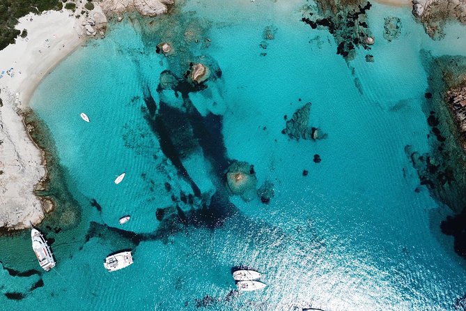 Luxury catamaran from Porto Rafael-Palau to the Maddalena Archipelago - Razzoli and Santa Maria add rock and quiet