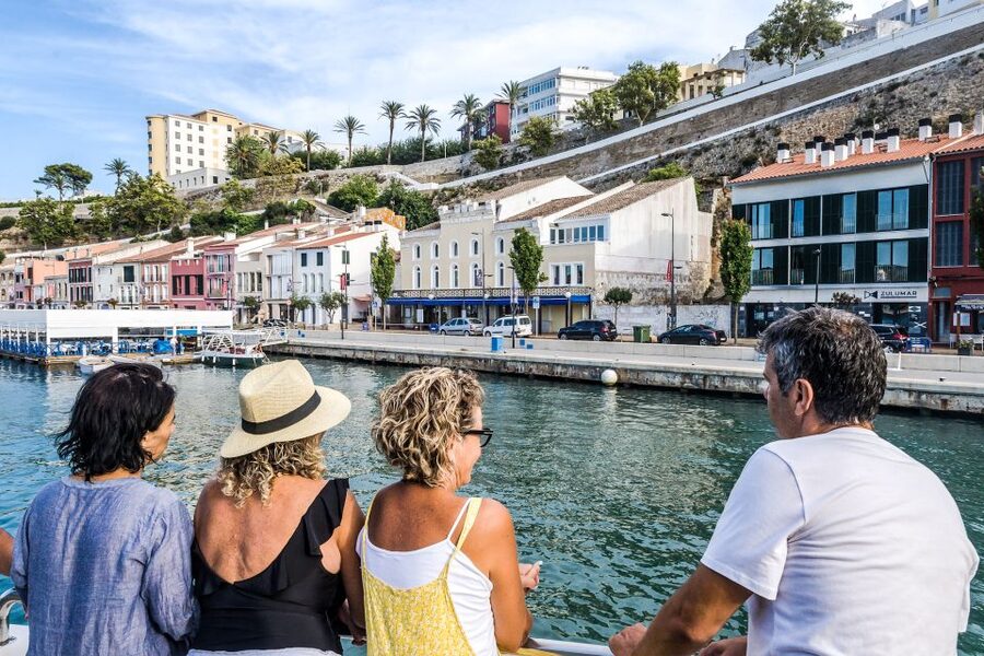 Mahon: Harbor Boat Tour with Underwater Viewing & Commentary - The underwater cabin: what to expect
