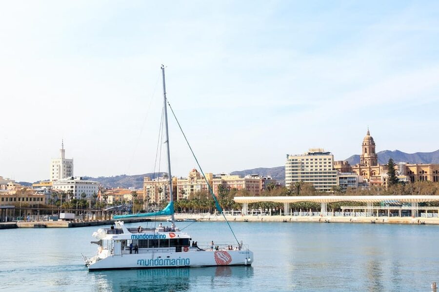 Malaga: Catamaran Sailing Trip with Sunset Option - Choosing the best seat on the catamaran