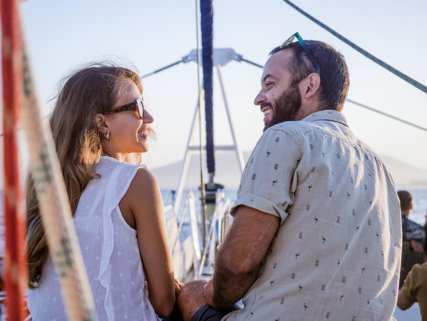 Malaga: Catamaran Sailing Trip with Sunset Option - The sunset and Malaga skyline