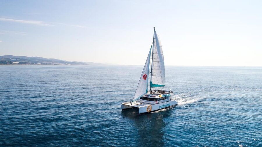 Malaga: Sailing Catamaran with Swimming and Paella Lunch - Swimming stops in the open sea