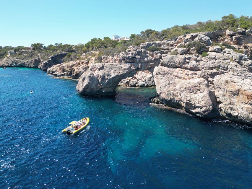 Mallorca: Caló des Moro and Cala Marmols Boat Tour - Es Pontàs, Mallorca’s natural stone arch
