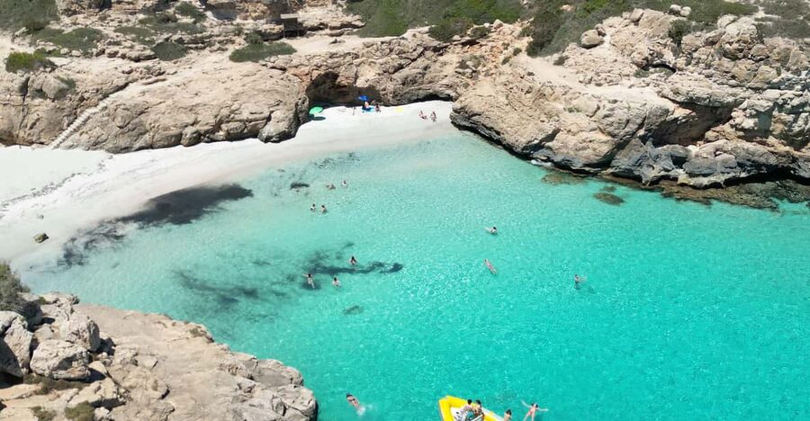 Mallorca: Caló des Moro and Cala Marmols Boat Tour - The ride back through Cala Figuera