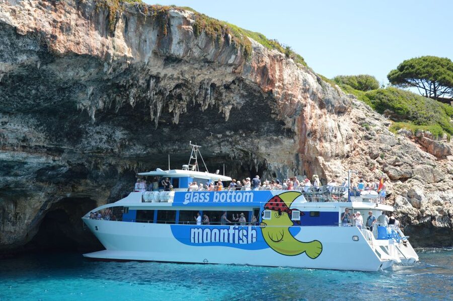 Mallorca: Glass-Bottom Catamaran Along the East Coast - Choosing the right departure point