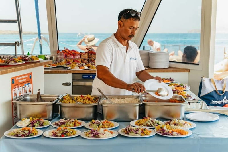 Malta: Blue Lagoon, Beaches & Bays Trip by Catamaran - Choosing between midday and sunset