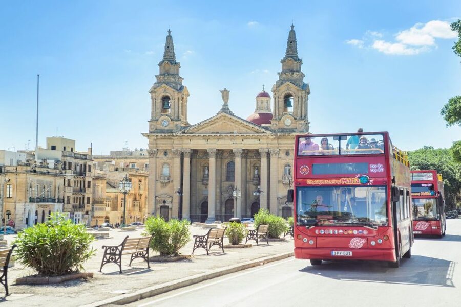 Malta: City Sightseeing HOHO Bus Tour & Optional Boat Tour - The North Route from Bugibba to Mdina