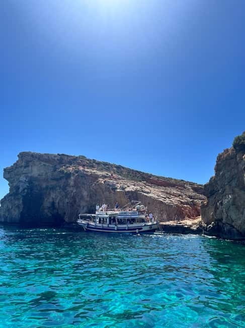 Malta: Comino, Gozo, Blue & Crystal Lagoon, and Caves Cruise - Trip B: Crystal Lagoon first, Blue Lagoon last