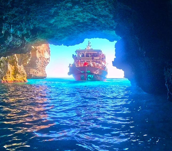 Malta: Gozo Comino and Blue Lagoon Boat Tour with Swim Stop - A full Malta sea day for $33