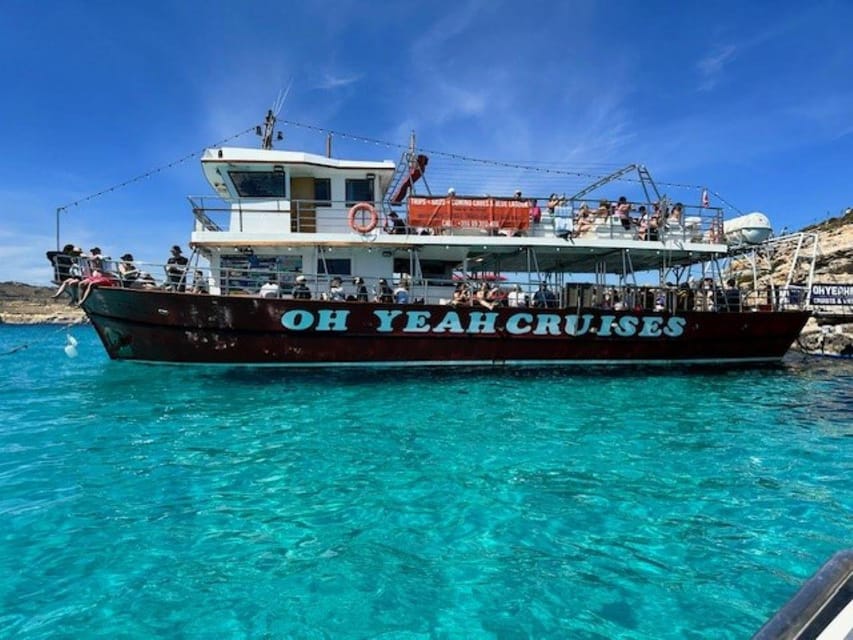 Malta: Gozo Comino and Blue Lagoon Boat Tour with Swim Stop - Starting at Mellieħa Bay