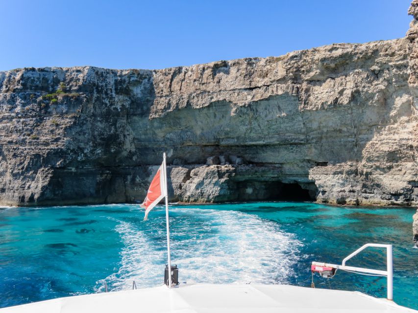 Malta: Sunset Cruise to the Blue Lagoon - Setting off from Bugibba Jetty