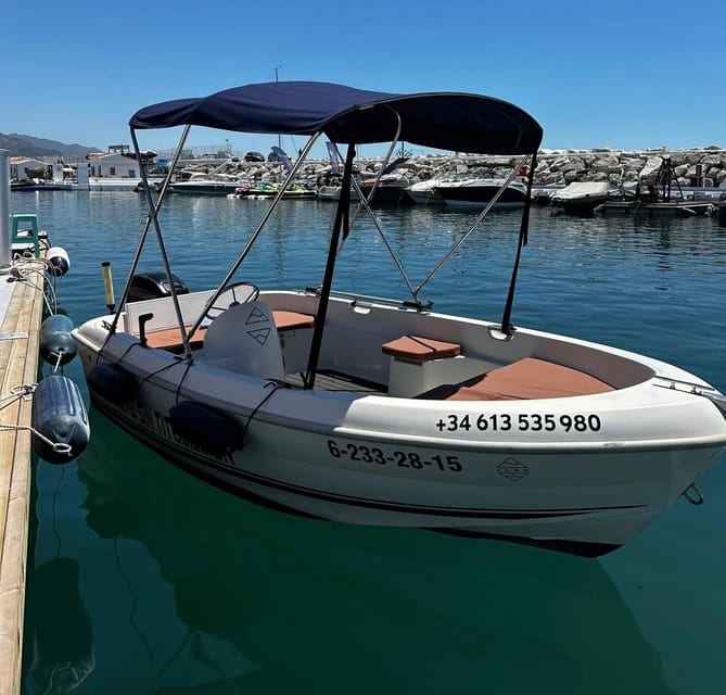 Marbella: Puerto Banús Boat Rental with No License Needed - What happens before you leave the marina