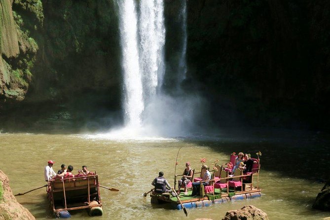 Marrakech: Ouzoud Waterfalls Guided Day Trip with Boat Ride - Barbary macaques beside the trail