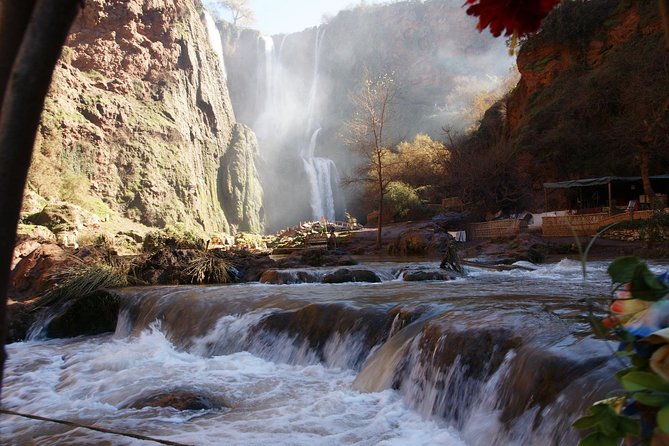 Marrakech: Ouzoud Waterfalls Guided Day Trip with Boat Ride - Lunch with a view of the falls