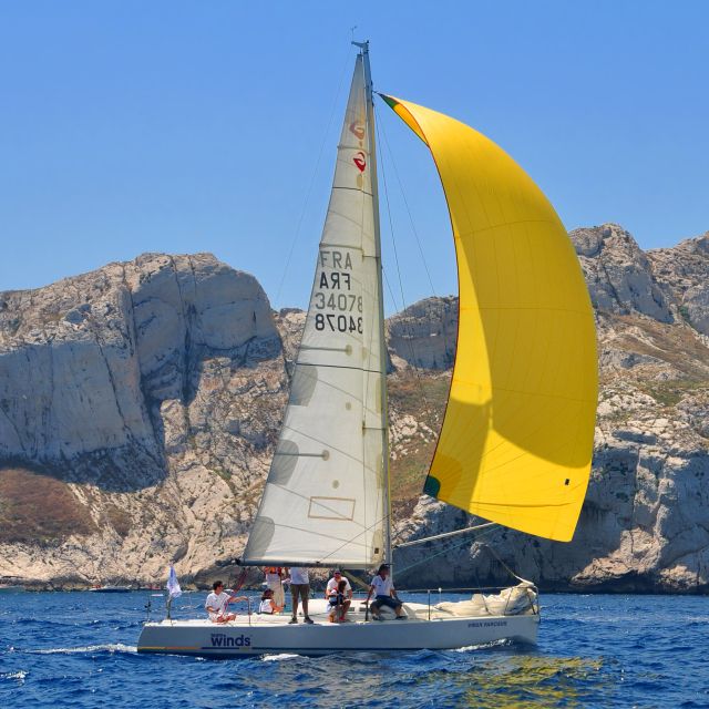 Marseille: Frioul Calanques Sailing Trip - Learning the ropes on the way to Frioul