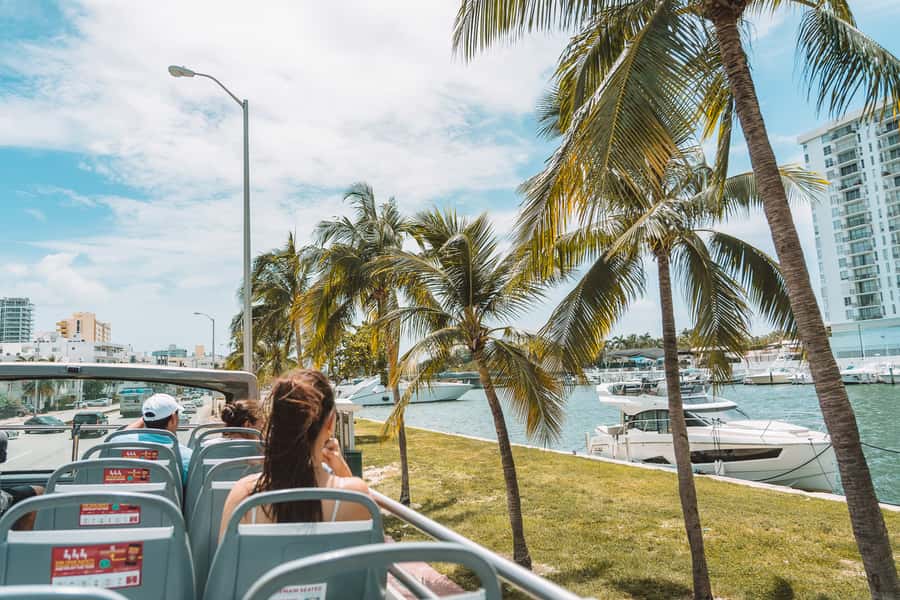 Miami: Hop-on Hop-off Open-top Bus Tour and Optional Cruise - Key points to know before you board