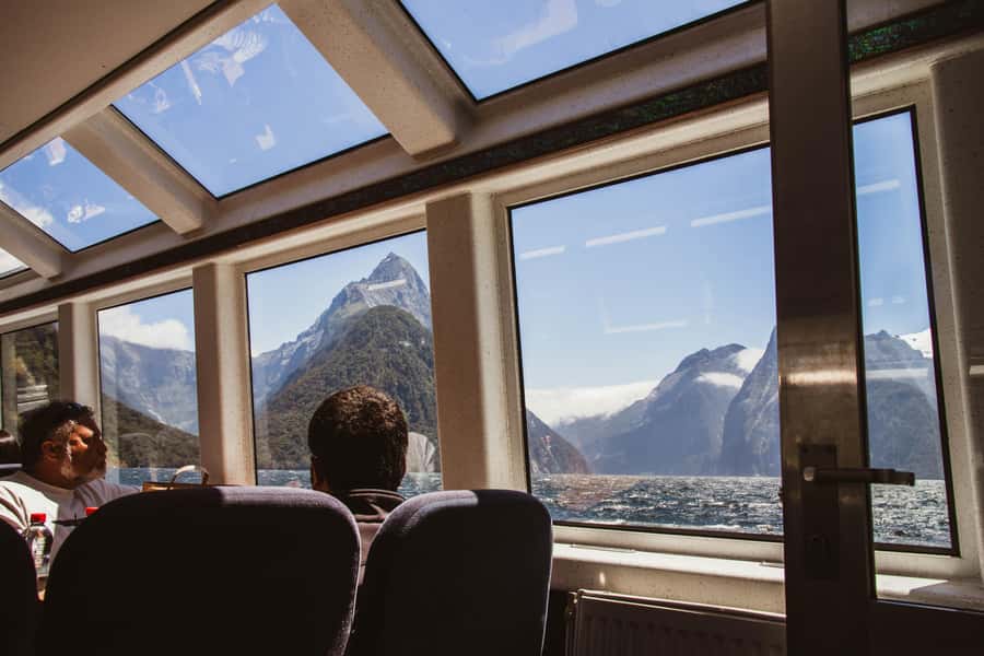 Milford Sound: 2-Hour Small Boat Scenic Cruise - Stirling Falls and the famous spray