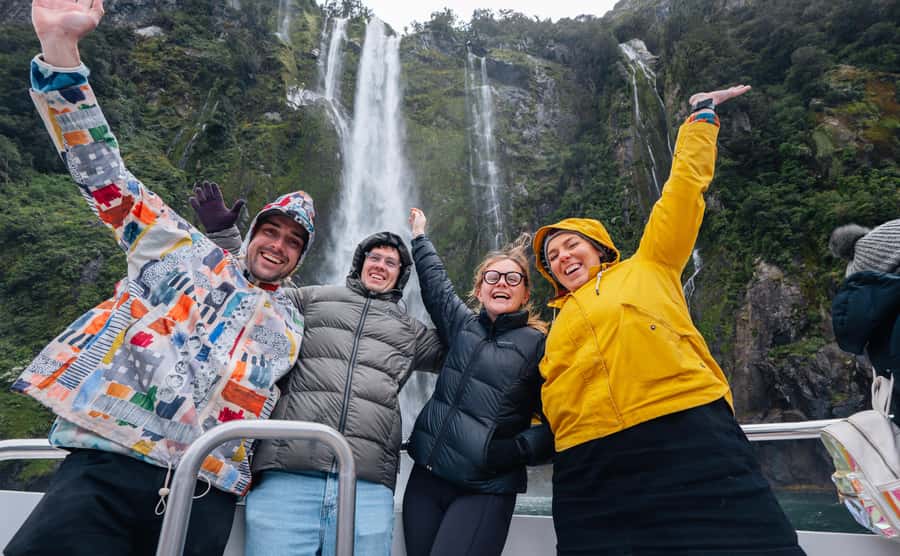 Milford Sound: Nature Cruise on a Modern Catamaran - Cliffs, waterfalls, and the effect of rain
