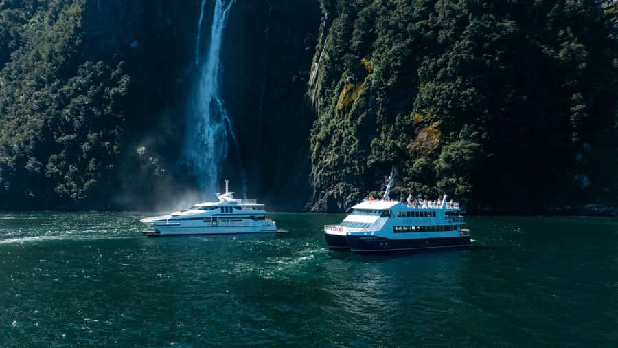 Milford Sound: Nature Cruise on a Modern Catamaran - Leaving the wharf and finding your view
