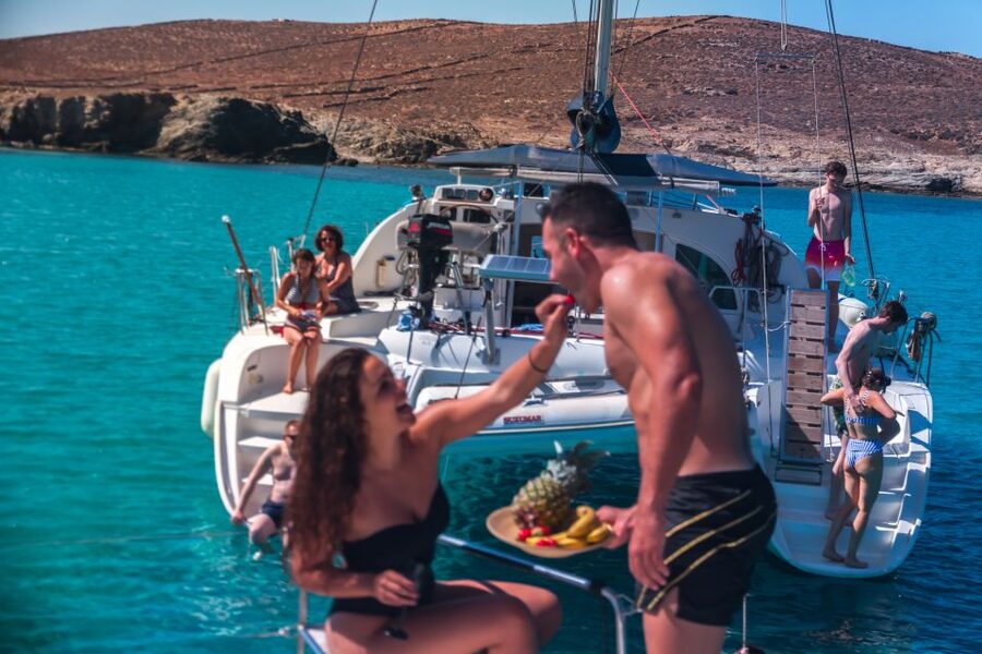 Mykonos: Catamaran Cruise with Lunch, Drinks and Transfer - Who should book this cruise