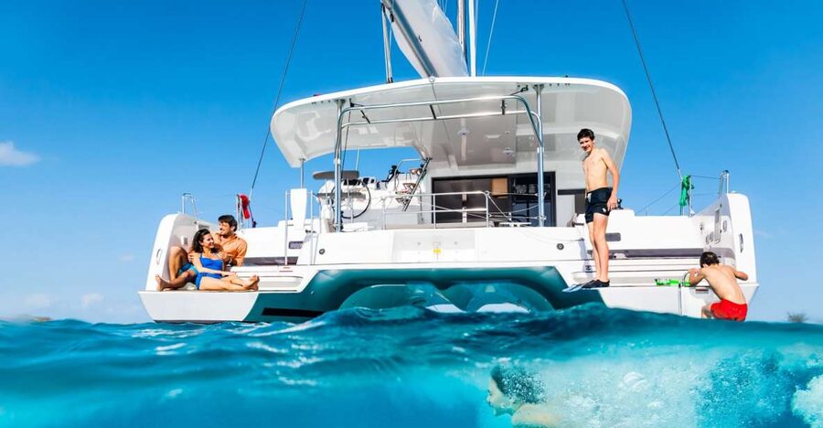 Mykonos: Catamaran Cruise with Lunch, Drinks and Transfer - Delos from the deck, not from the shore