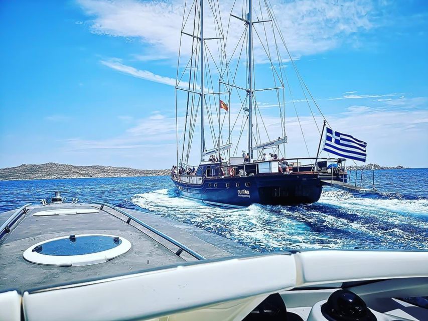 Mykonos: Yacht Cruise to Rhenia and Guided Tour of Delos - Delos: temples, mosaics, and a hot walk