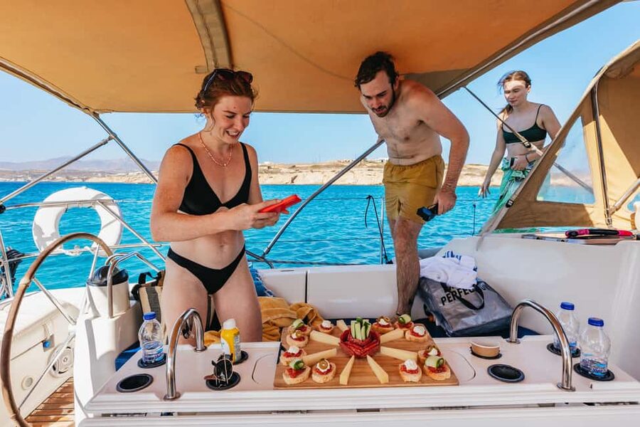 Naxos: Sailing Cruise with Lunch & Drinks - Starting from Piso Livadi